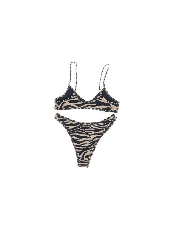 Animal
  Printing Bikini Set