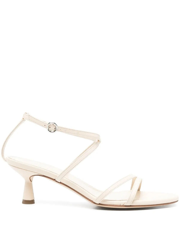 Ady White Sandal Heels