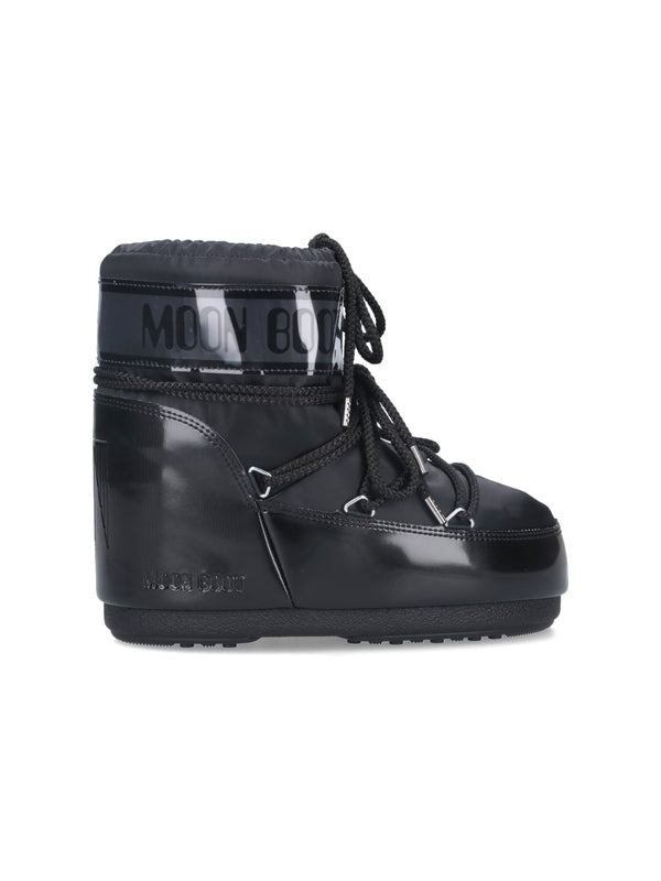 Icon Logo Lace-Up Boots