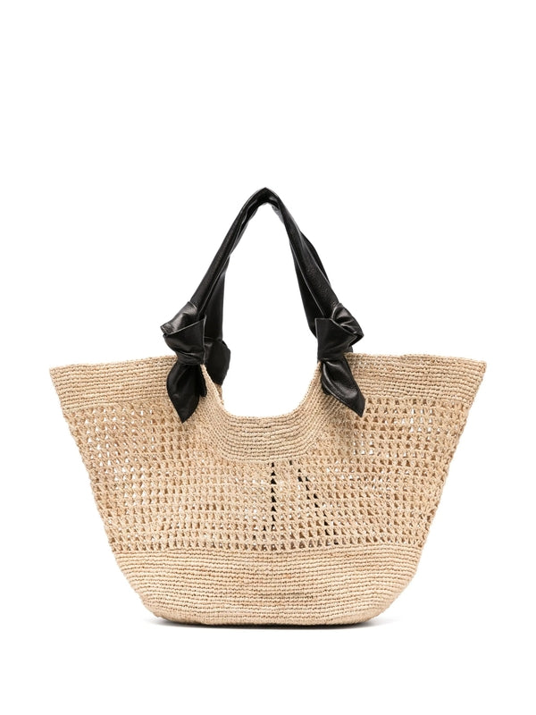 Hereu Beige Tote Bags