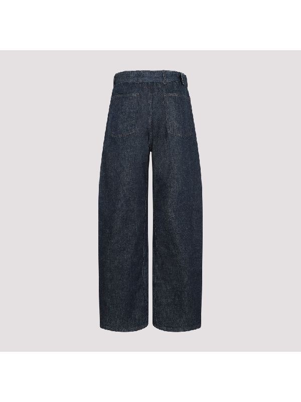 Twist Belt Denim Pants