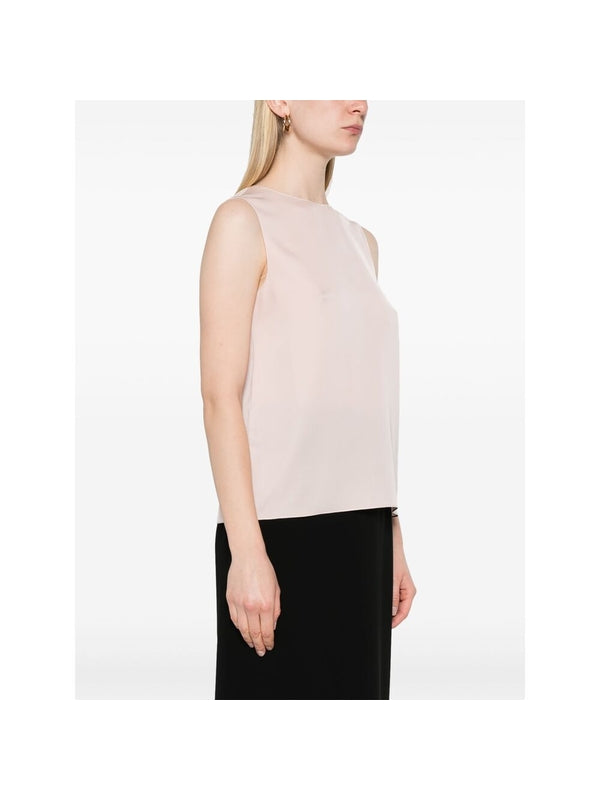 Shell Silk Sleeveless Top