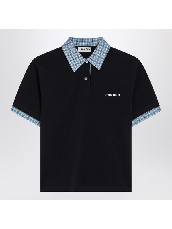 Shirt Insert Embroidered Logo Polo Shirt