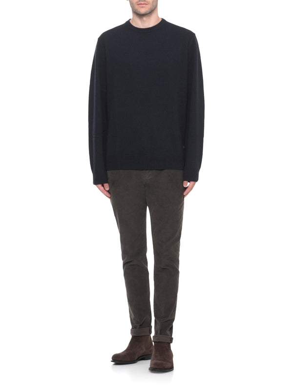 Barbour Navy Knitted