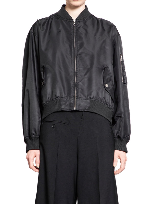 Mm6 Maison Margiela Black Bomber Jacket