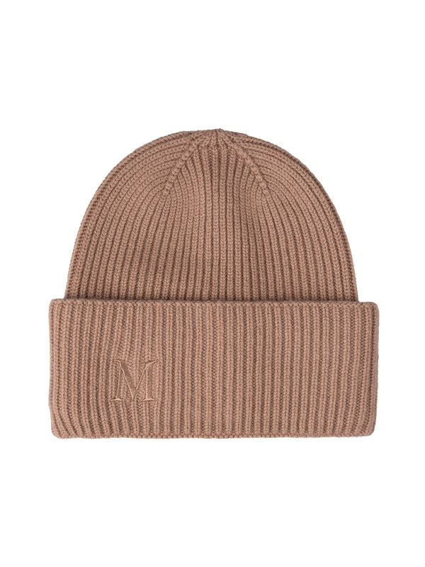 Logo Embroidered Cashmere Beanie