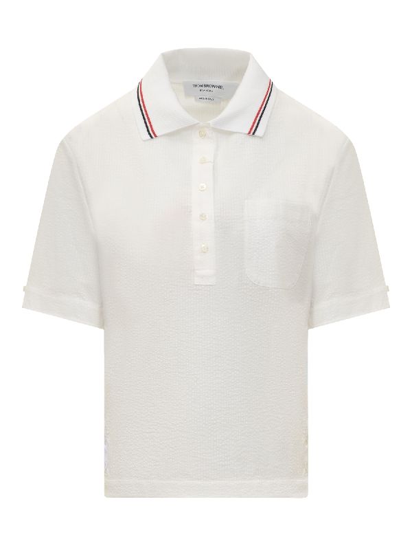 Rwb Trim Collar Detail Polo
  Shirt