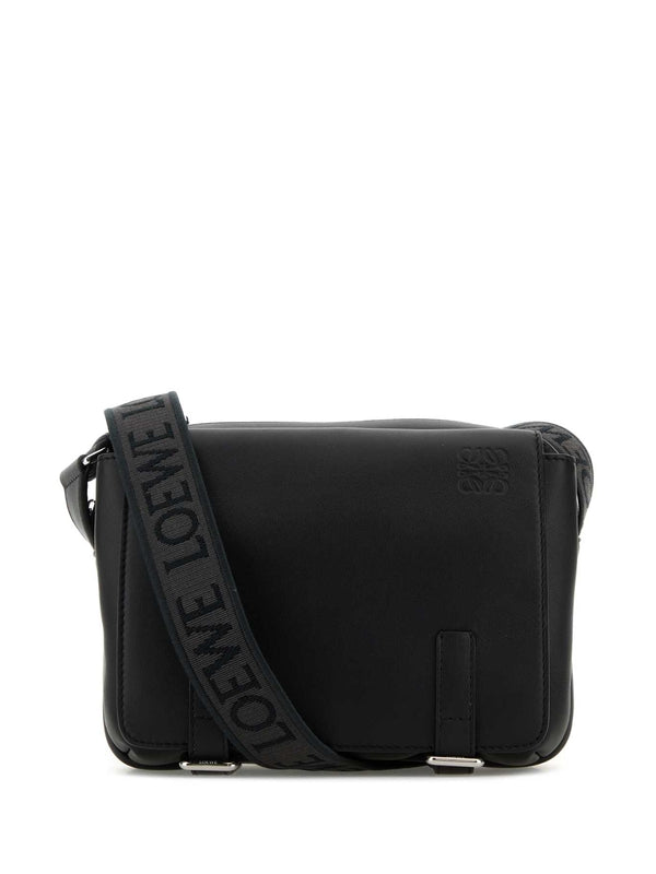 Anagram Logo Leather Crossbody Bag