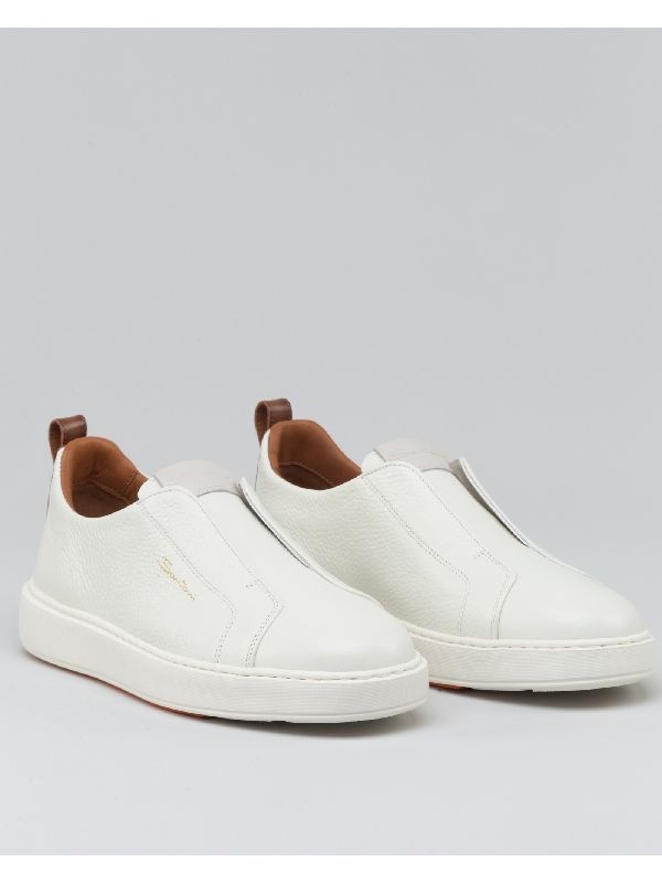 Logo Leather Lowtop Sneakers