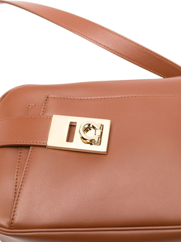 Gancini Detail Calfskin
  Crossbody Bag