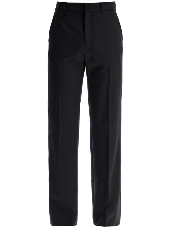 Slim Fit Wool Blend Tailored Pants