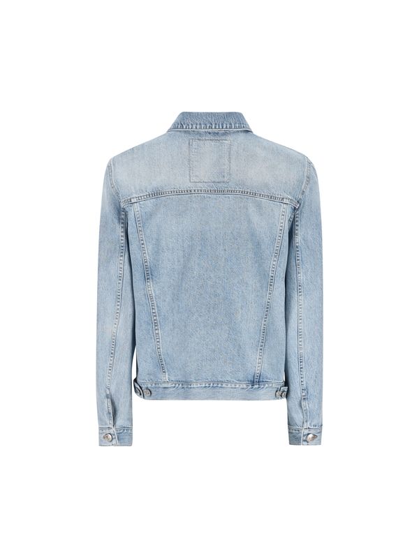 Washed Denim Trucker Jacket