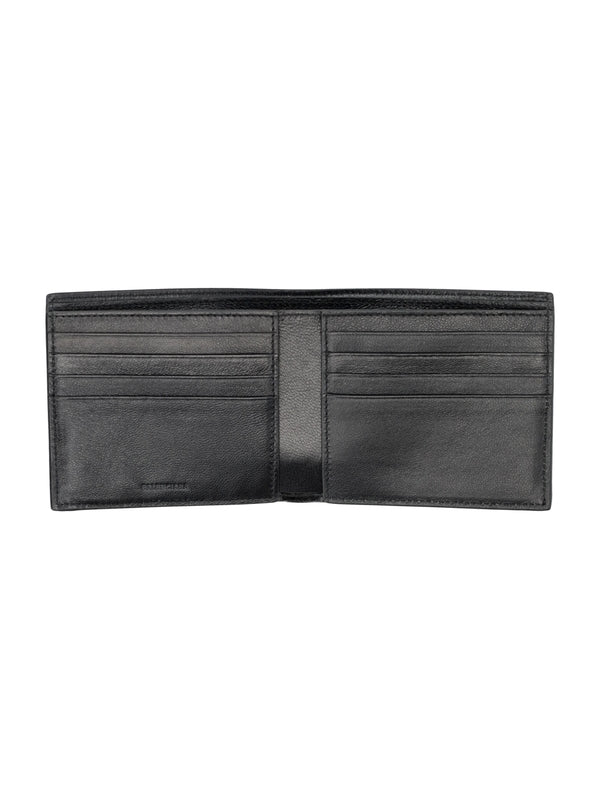 Cash Logo Leather Wallet