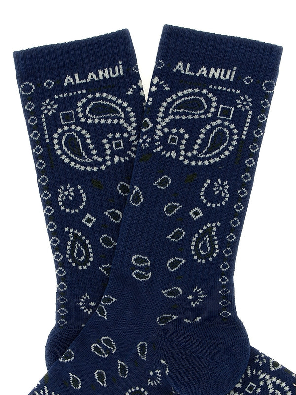 Alanui Navy Socks