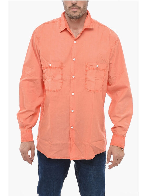 Aspesi Orange Shirts