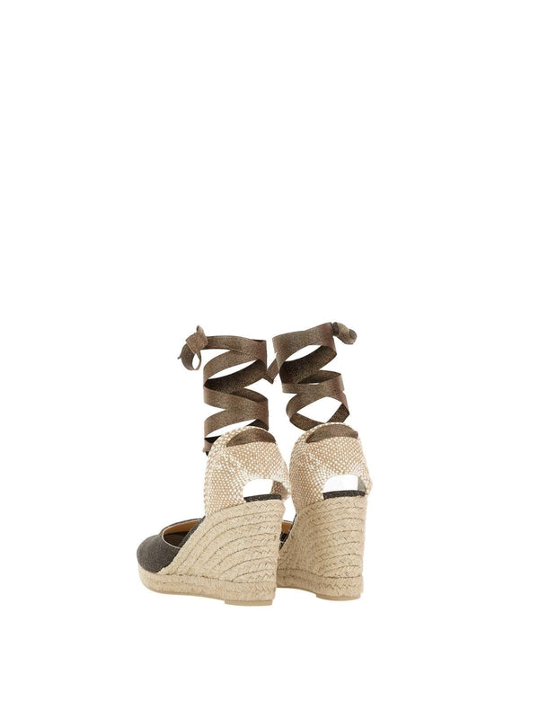 Castañer Brown Wedge Sandals
