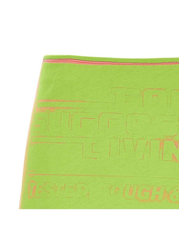 Printing Detail Cotton Skirt