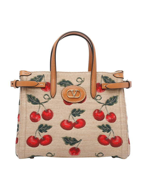 Antibes Embroidery Cotton Shoulder Bag