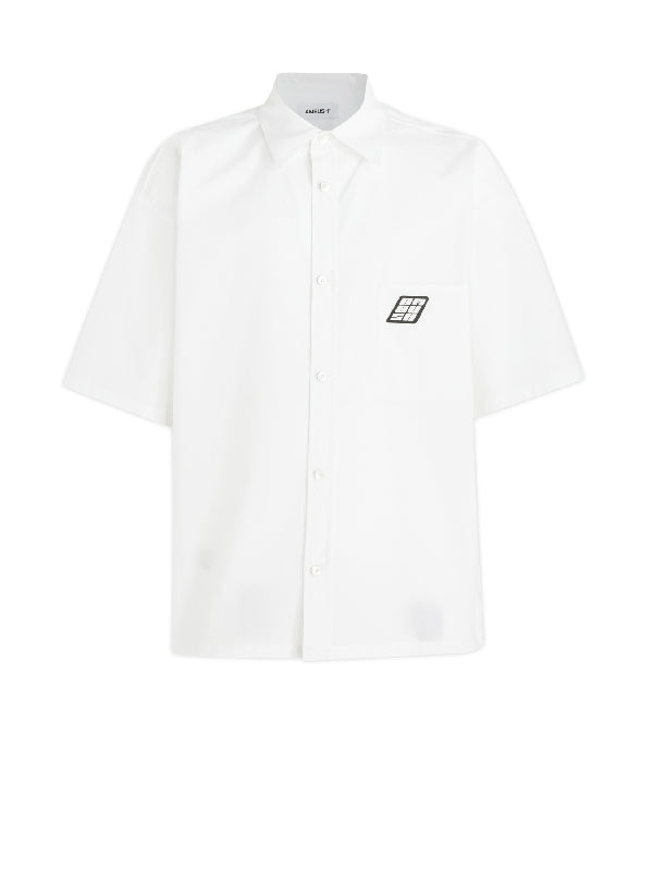 Logo Patch Oversized Shirt