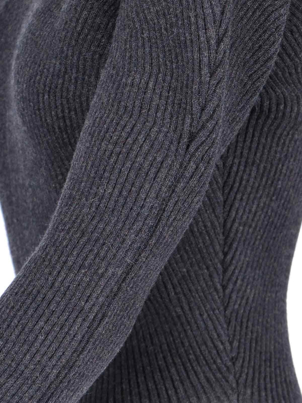 V-Neck Wool Crop Knit - Jente