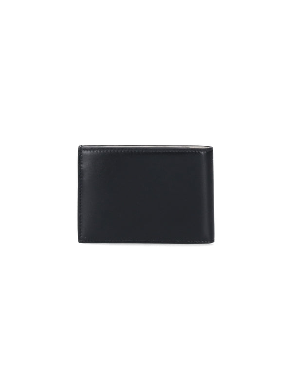Logo Leather Bifold Wallet