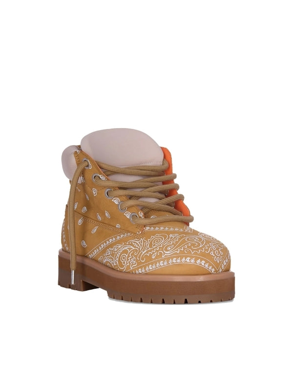 Pdf Channel Yellow Lace-Up Boots