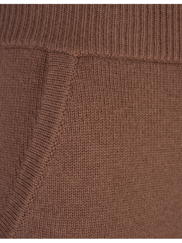 Wool Cashmere Knit Pants