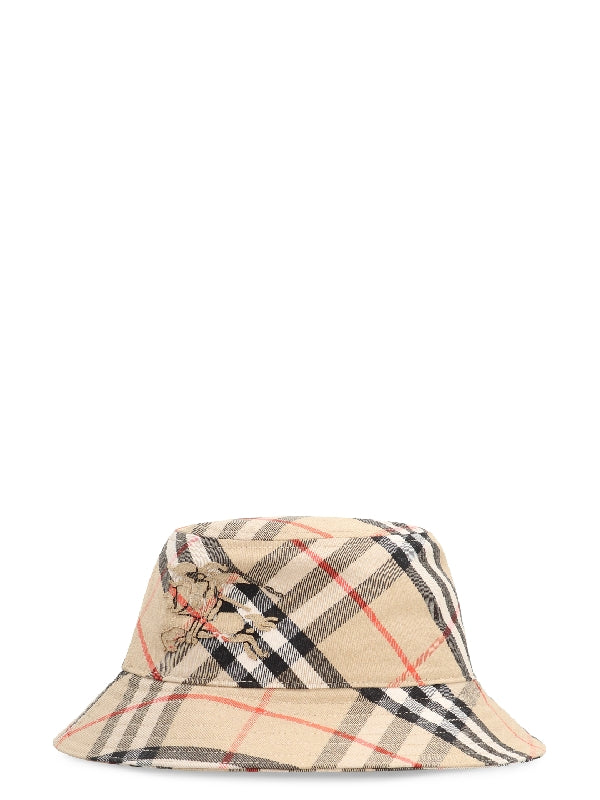 Ekd Check Pattern Bucket Hat