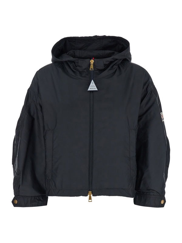 VIZILE Logo Patch Nylon Hood Jacket