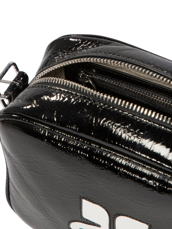 Logo Reedition Naples Leather Mini
  Shoulder Bag