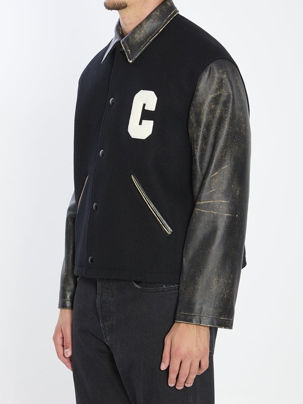 Celine Black Bomber