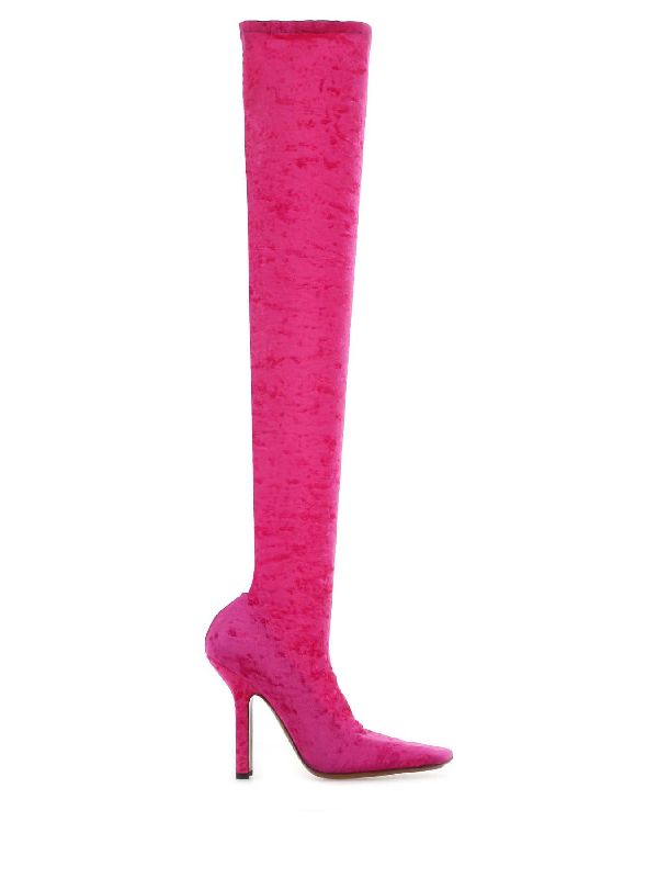 Pink High Boots Heels