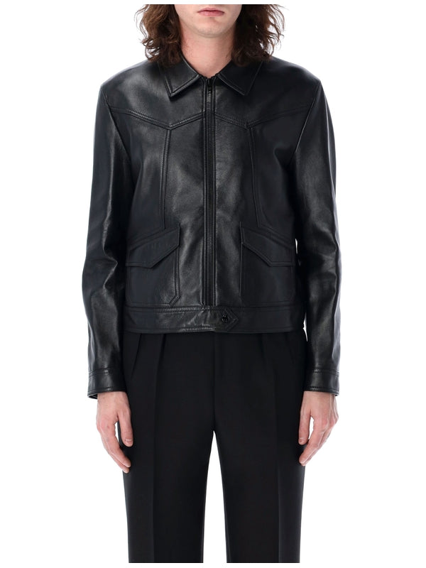 Loose Leather Jacket