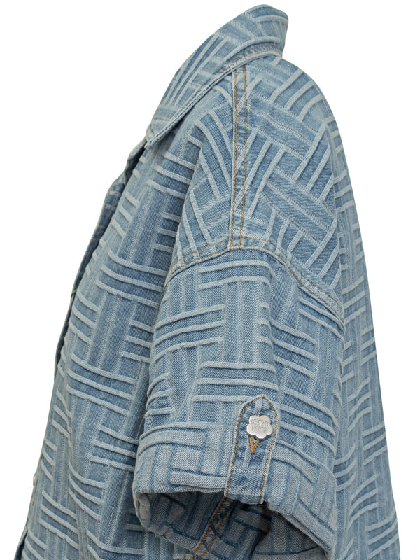 Weave Jacquard Denim Shirt