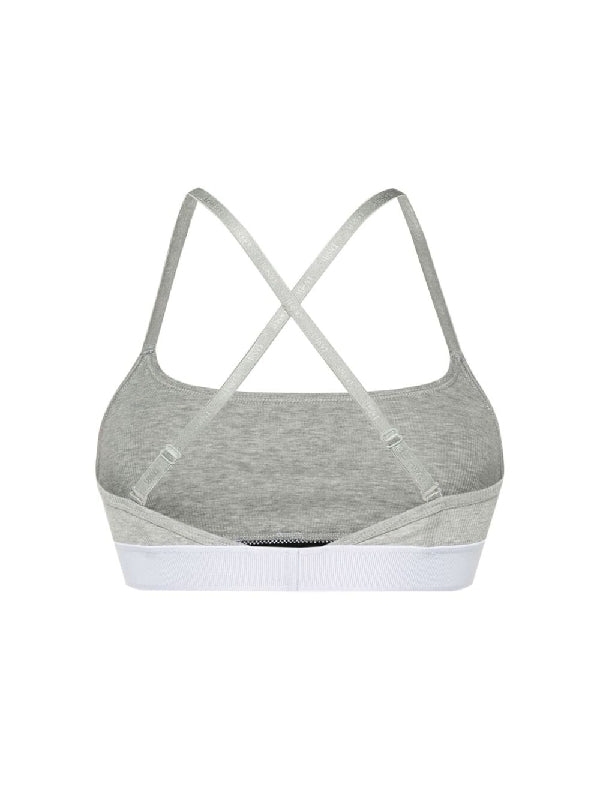 Logo Banding Cotton Bra