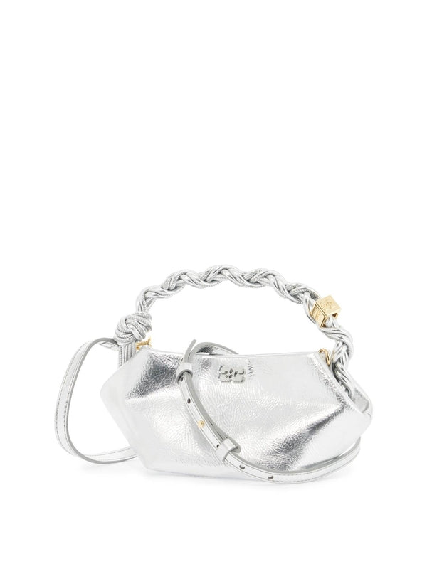 Bou Logo Metallic Mini Tote Bag