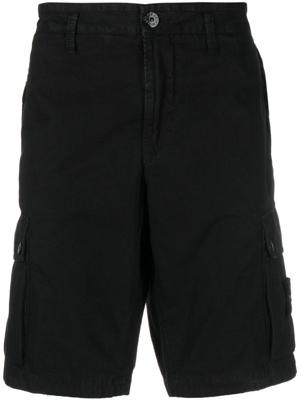Woven Patch
  Cotton Bermuda Shorts