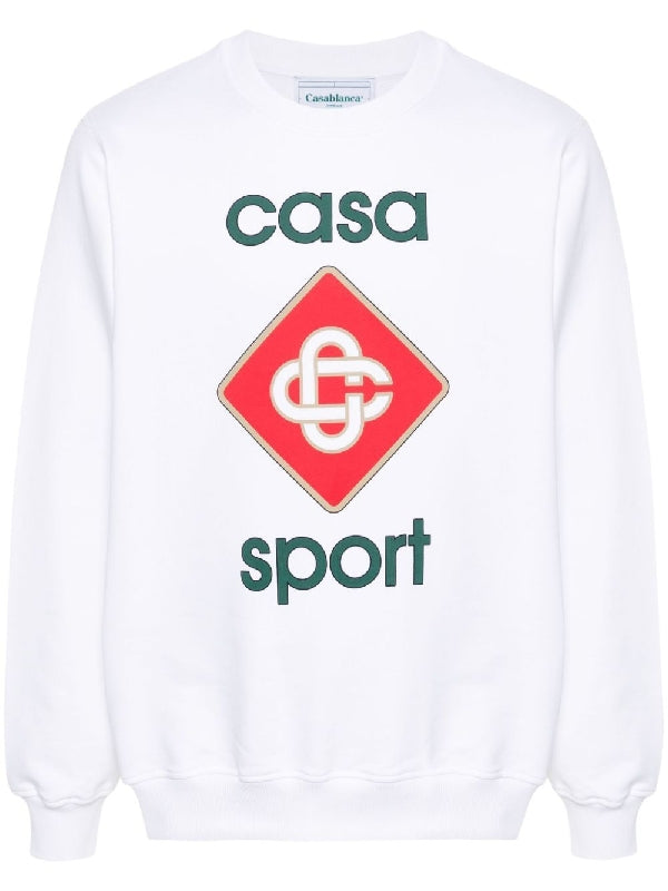 Sports Icon Logo Printed Sweatshirt