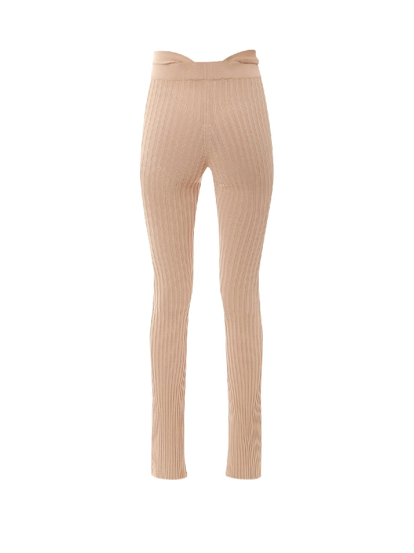 Waist Strap Knit Pants