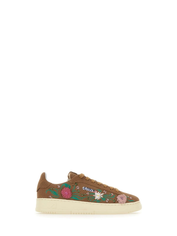 Autry Brown Low Top Sneakers