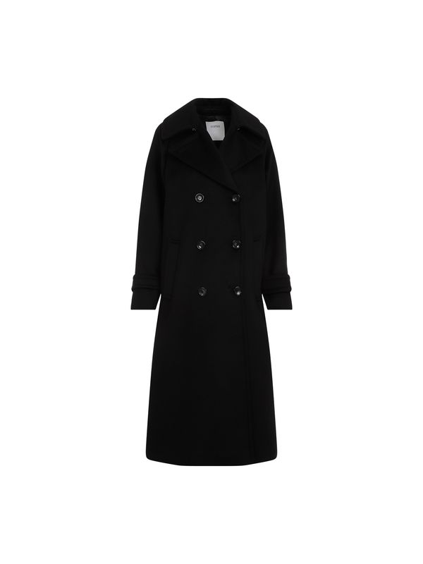 Belt Wool Double-breasted Coat