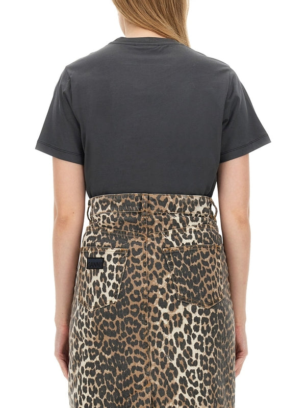 Logo Printing Cotton T-Shirt