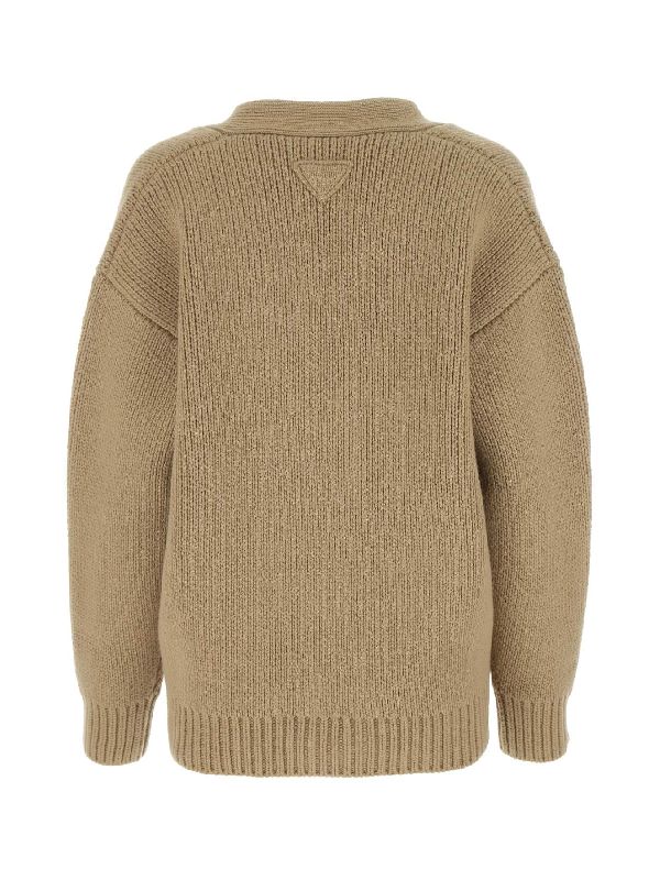 Wool Cashmere V-neck Cardigan