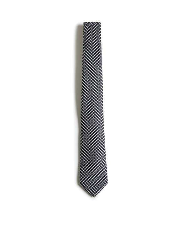 Jacquard Cotton Silk Tie