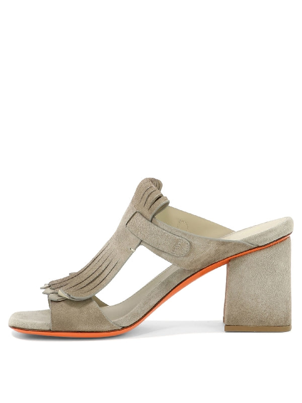 Dua Suede Sandal Heel