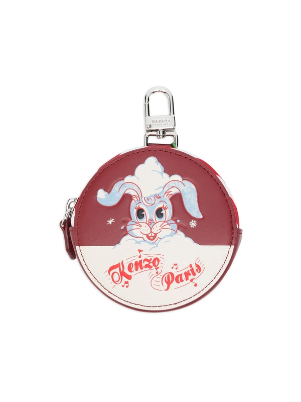 Kenzo Burgundy Coin Purses