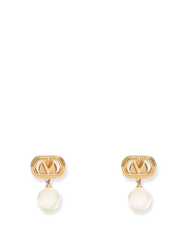 Valentino White Earrings