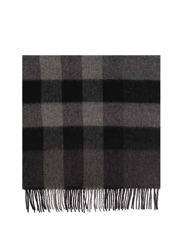 Check Fringe
  Cashmere Scarf