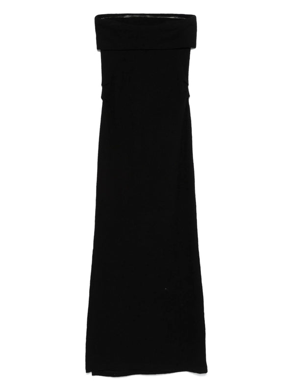 Closed Black Long Dress