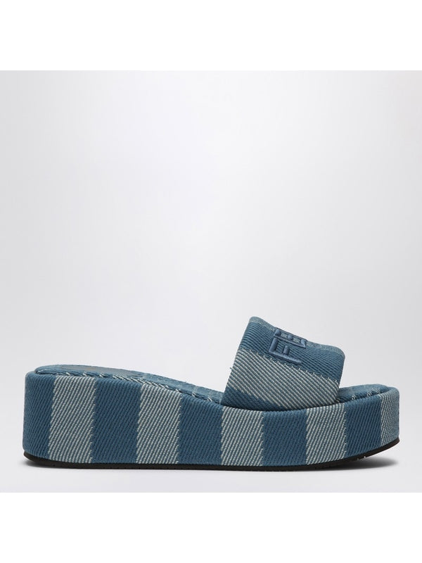 Sunshine Logo Wedge Sandals